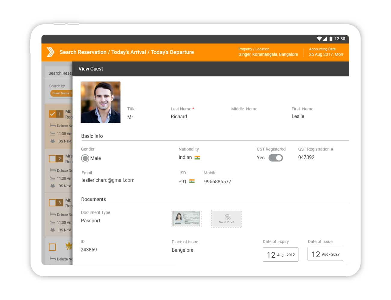 Easy guest profiling