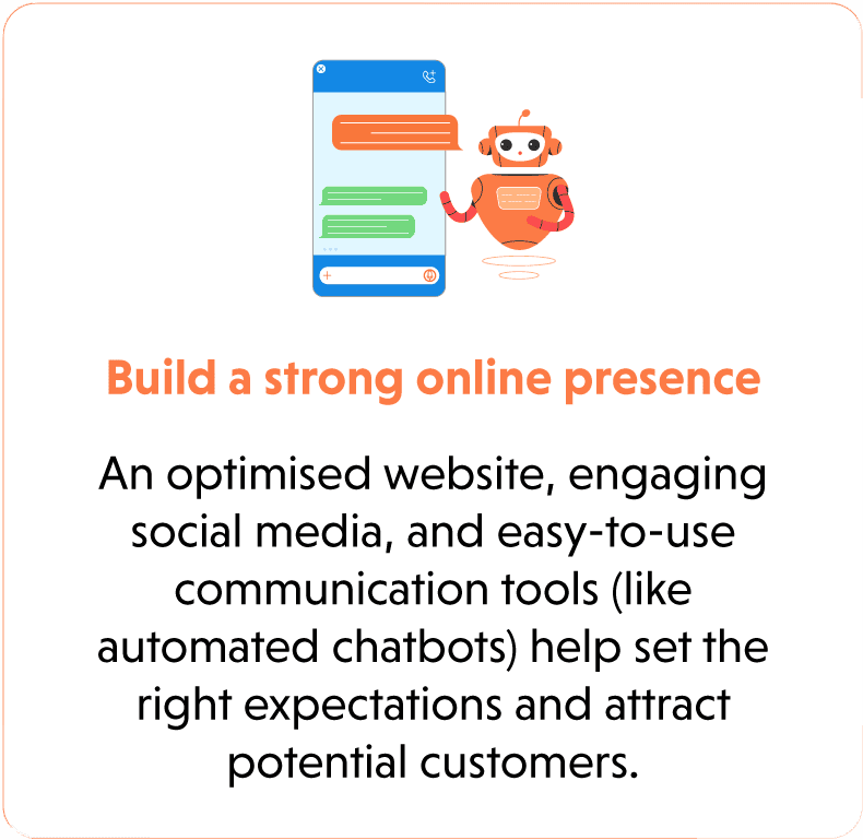 Build a strong online presence