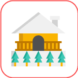 Resort market icon